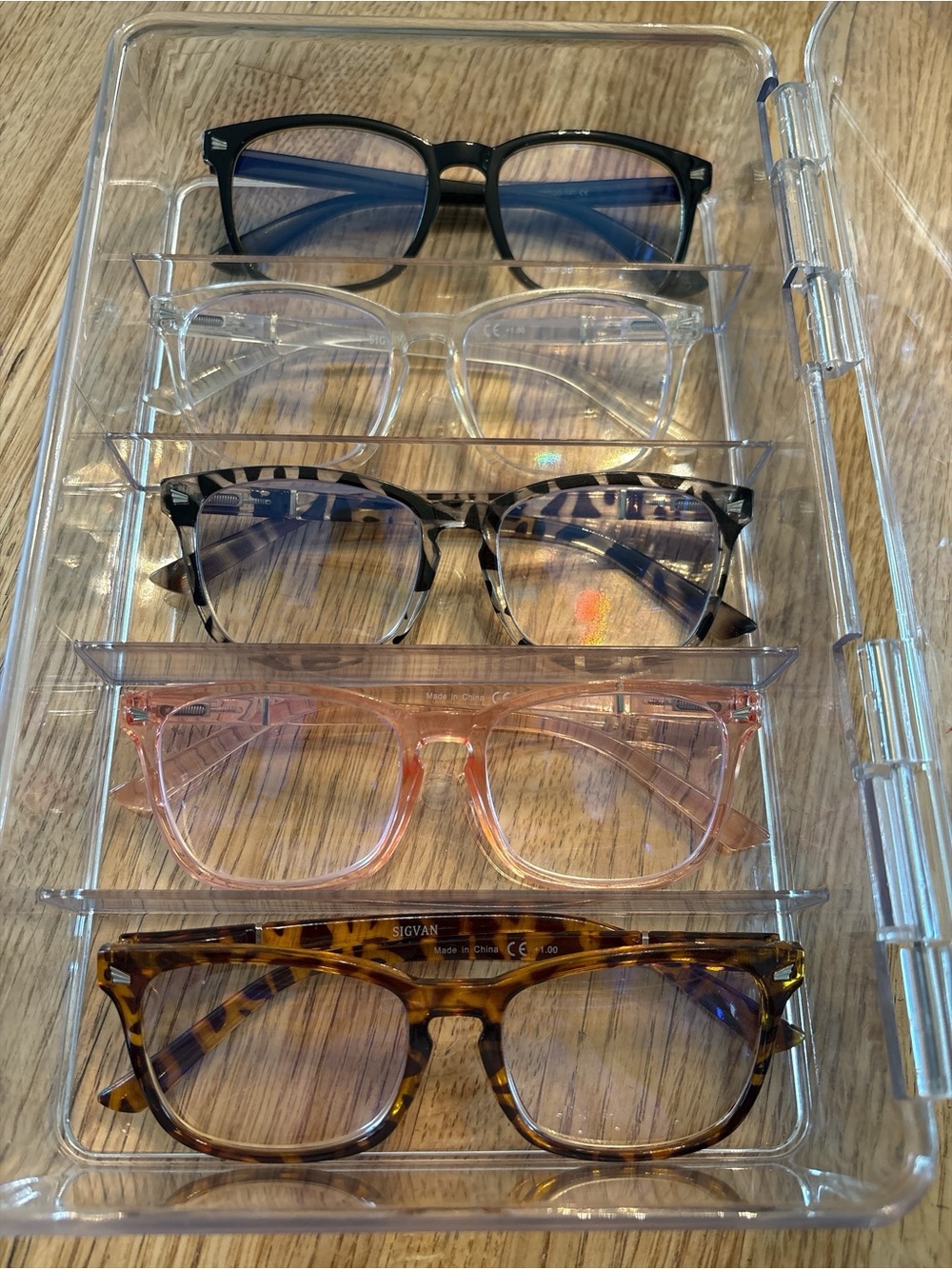 5 pair +1readers blue light filter glasses Plus Case!